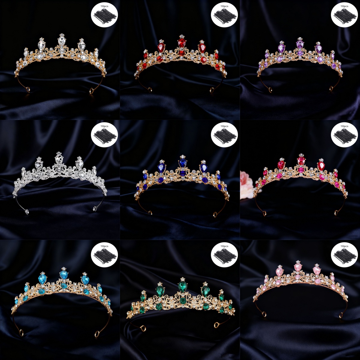Event & Party Supply - Свадебная тиара в винтажном стиле с