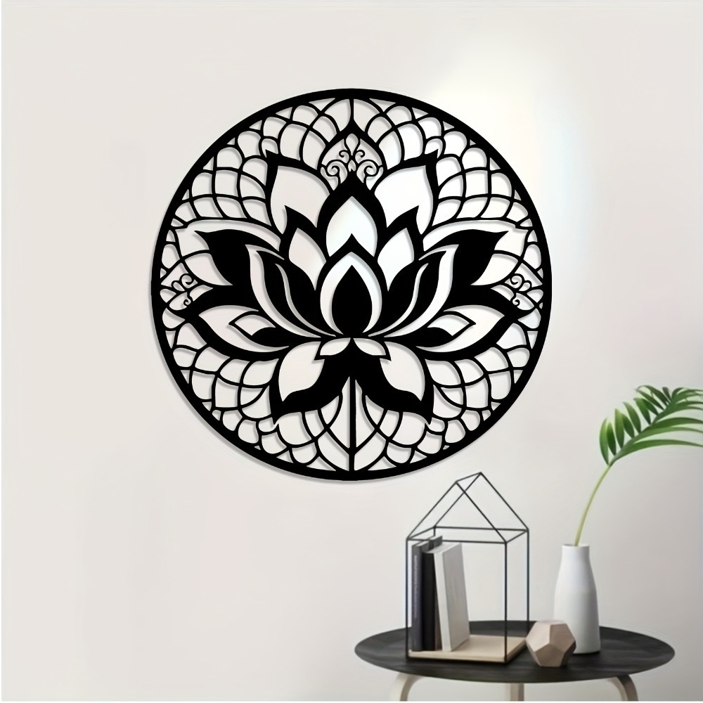 Flower Wall Panel - Металлическое настенное панно Lumiho «Цветок лотоса»,