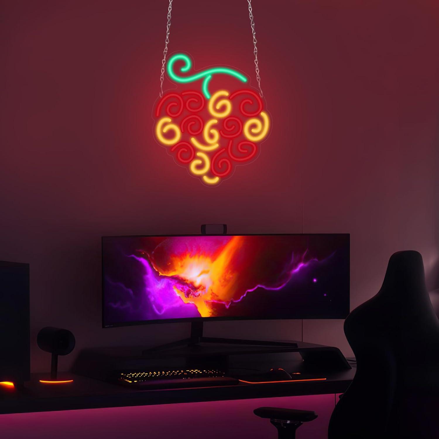 Неоновая вывеска Cyber Fruit,  – обзор и цена Neon Sign Party