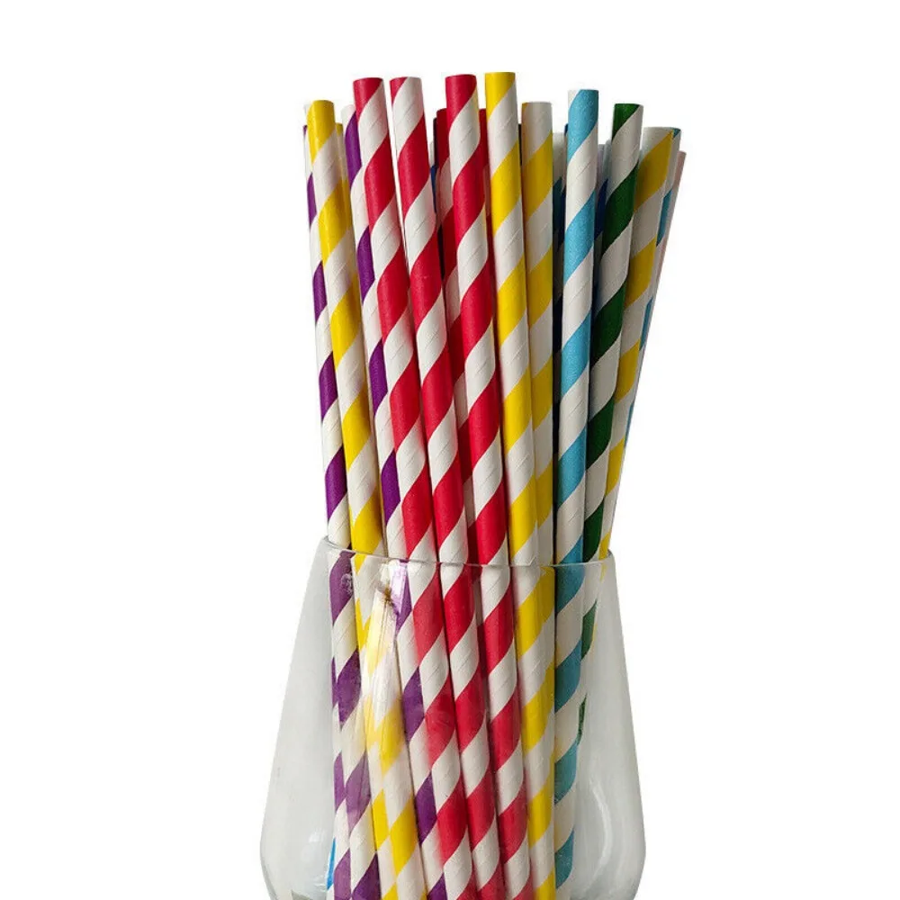 Соломинки для оптовой упаковки – обзор и цена Paper Straw Color