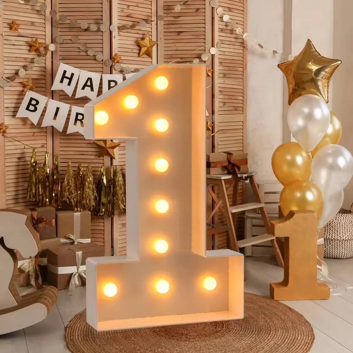Гигантская светодиодная цифра  – обзор и цена Led Balloon Light