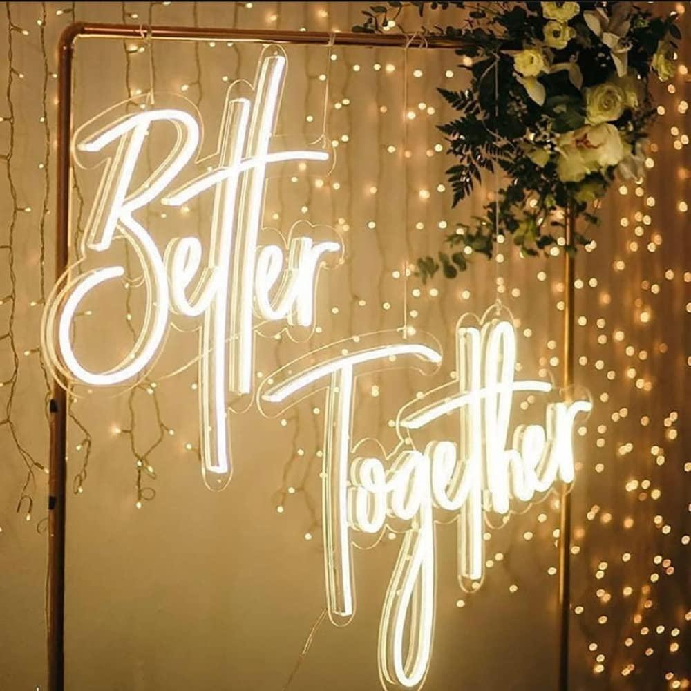 Неоновая вывеска «Better Toget – обзор и цена Neon Sign Party