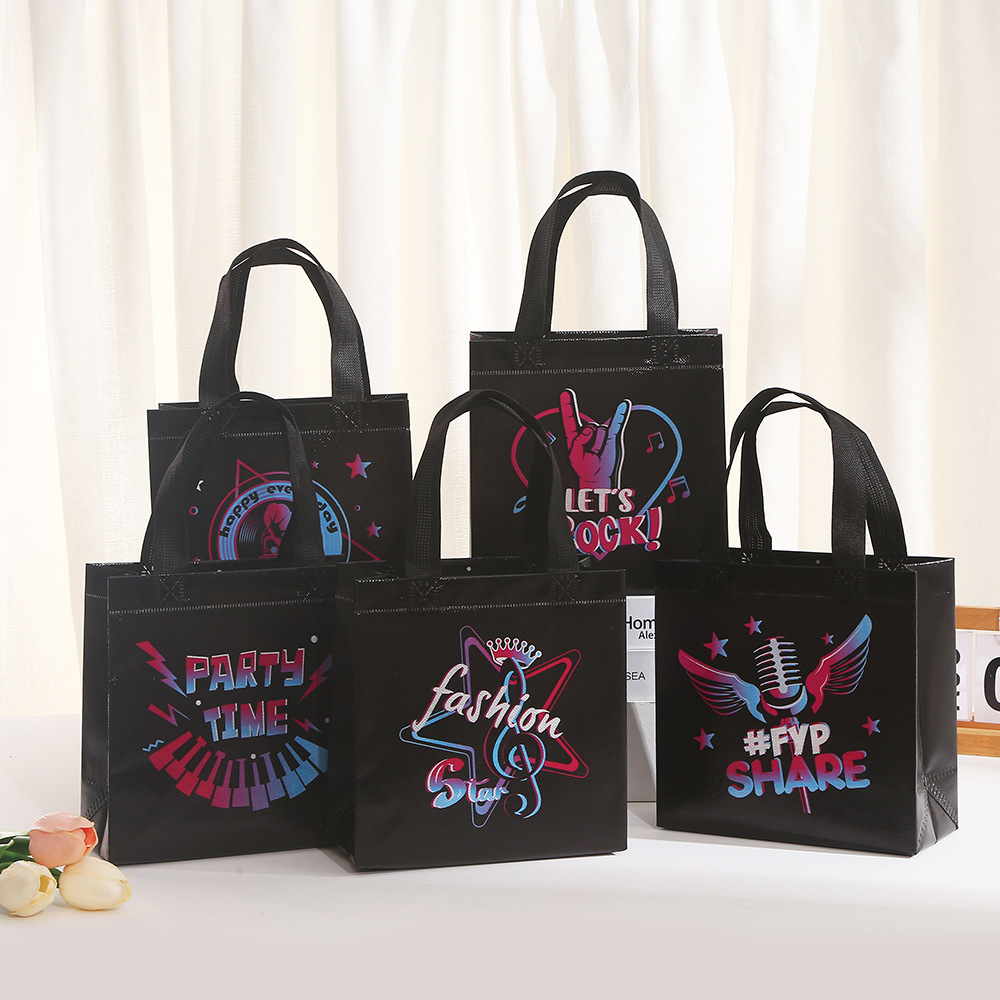 10 шт., черные нетканые подаро – обзор и цена Event Party Shop