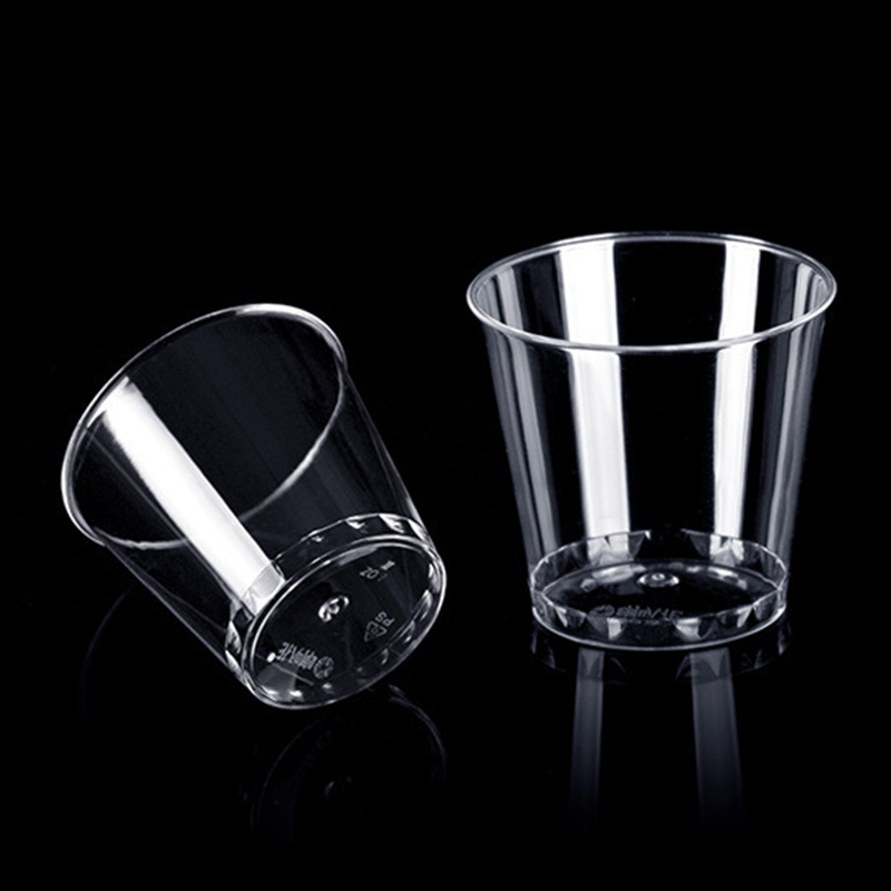50 шт. миниатюрных прозрачных  – обзор и цена Plastic Cup 50Pcs