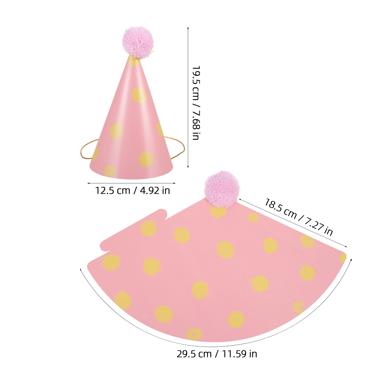 Набор из 14 бумажных колпаков  – обзор и цена Party Hat Cone