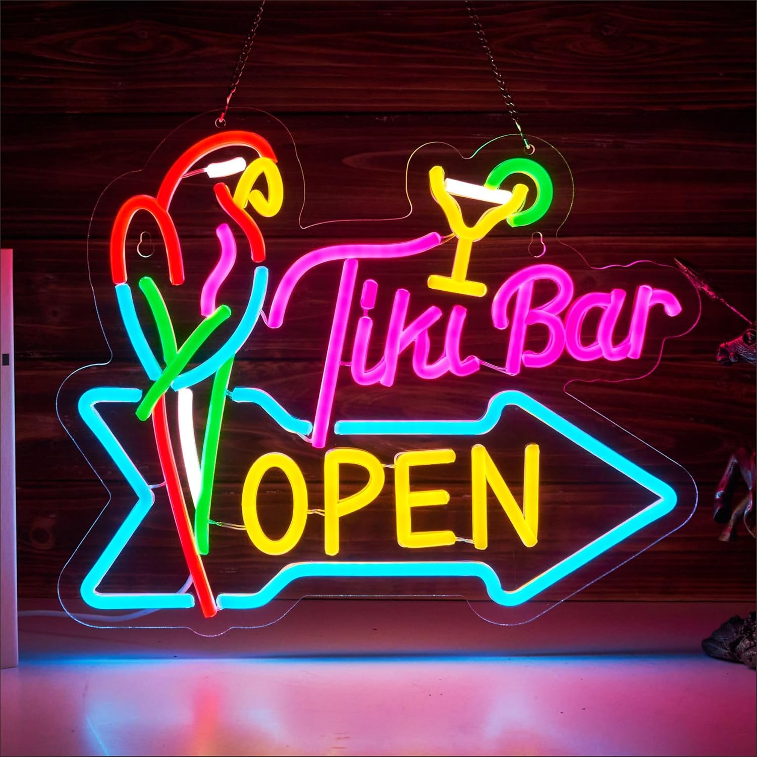 Неоновая вывеска «Бар Открыт»: – обзор и цена Neon Sign Party