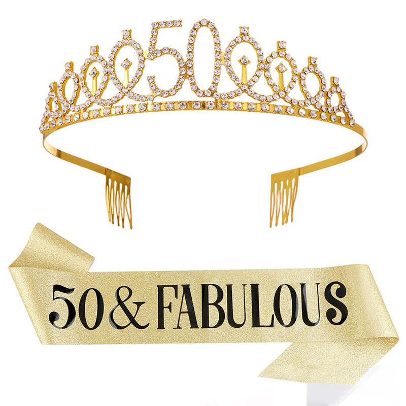 30-50-й день рождения, юбилейн – обзор и цена Birthday Sash Glitter