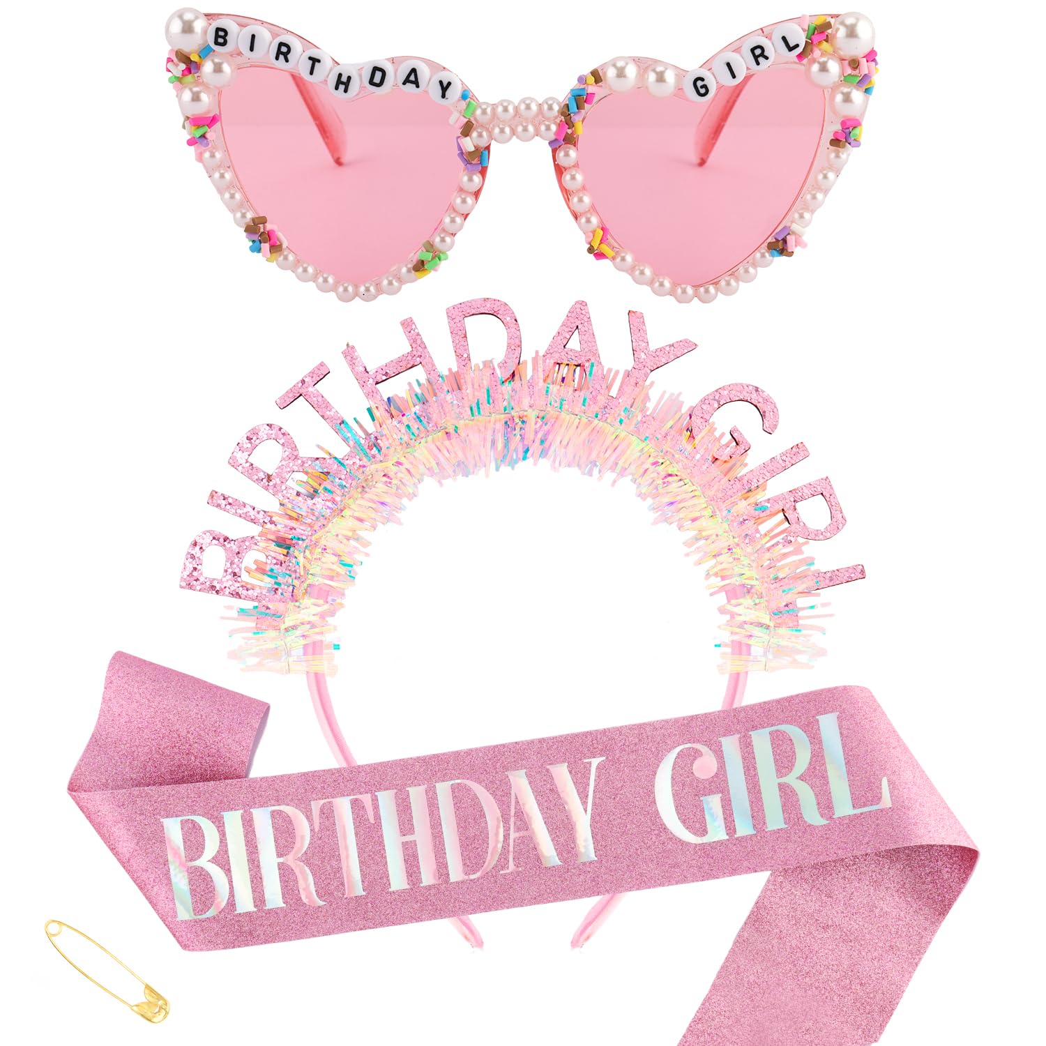 Набор для дня рождения: повязк – обзор и цена Birthday Sash Glitter