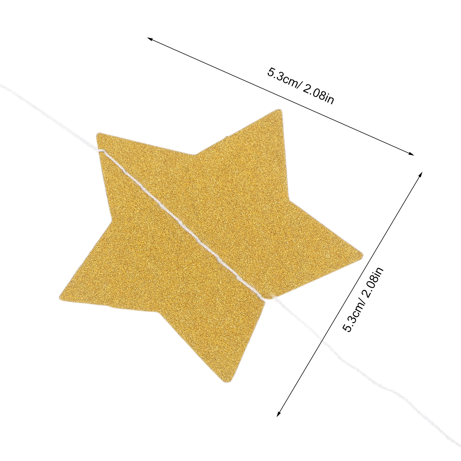 2 шт. Золотые гирлянды-звезды, – обзор и цена Party Banner Gold
