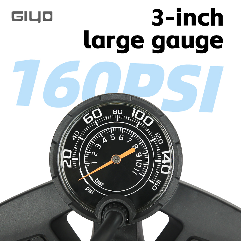 GIYO 160PSI велосипедный напол – обзор и цена Balloon Pump Hand