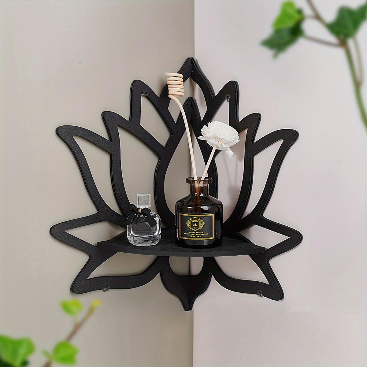 Угловая полка Lotus Corner, на – обзор и цена Flower Wall Panel