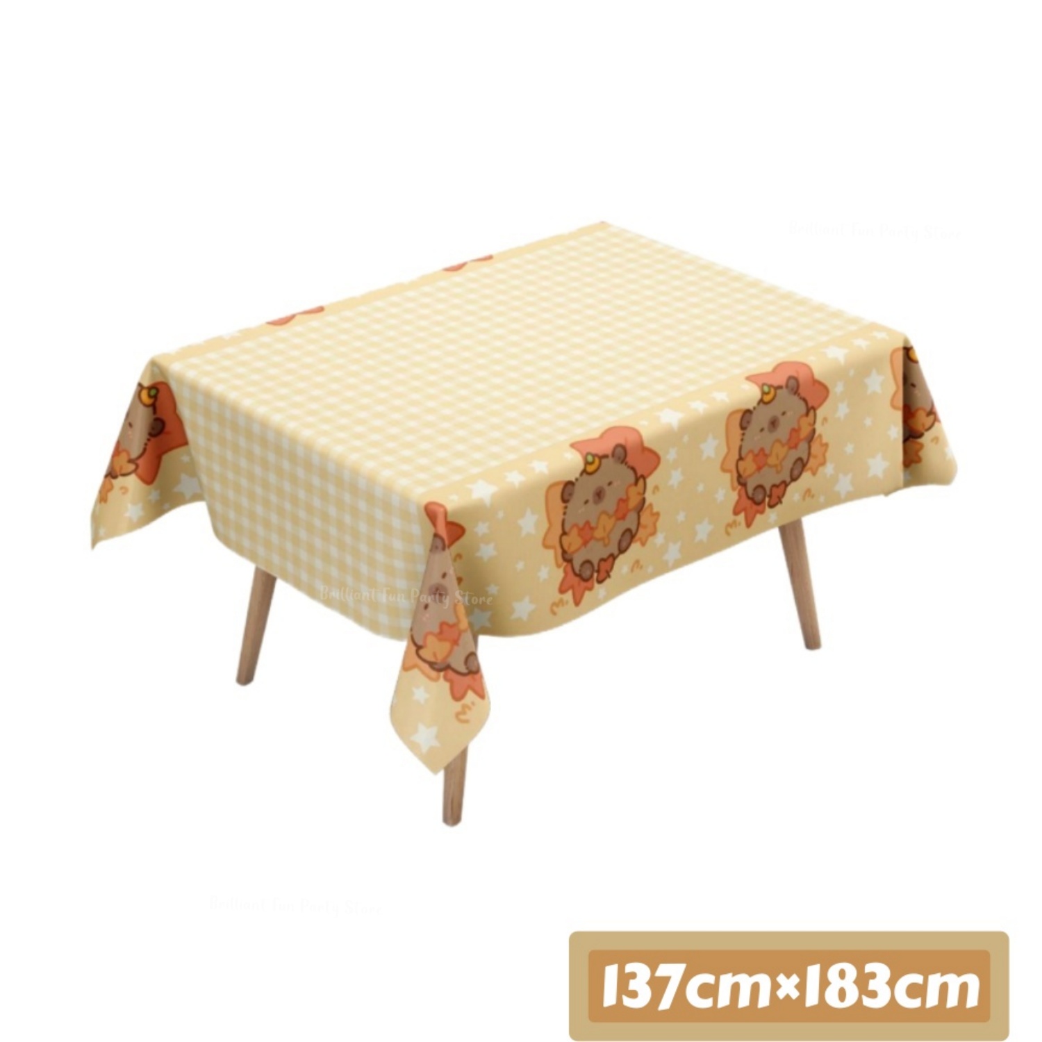 Милая скатерть с капибарой для – обзор и цена Table Cloth Disposable