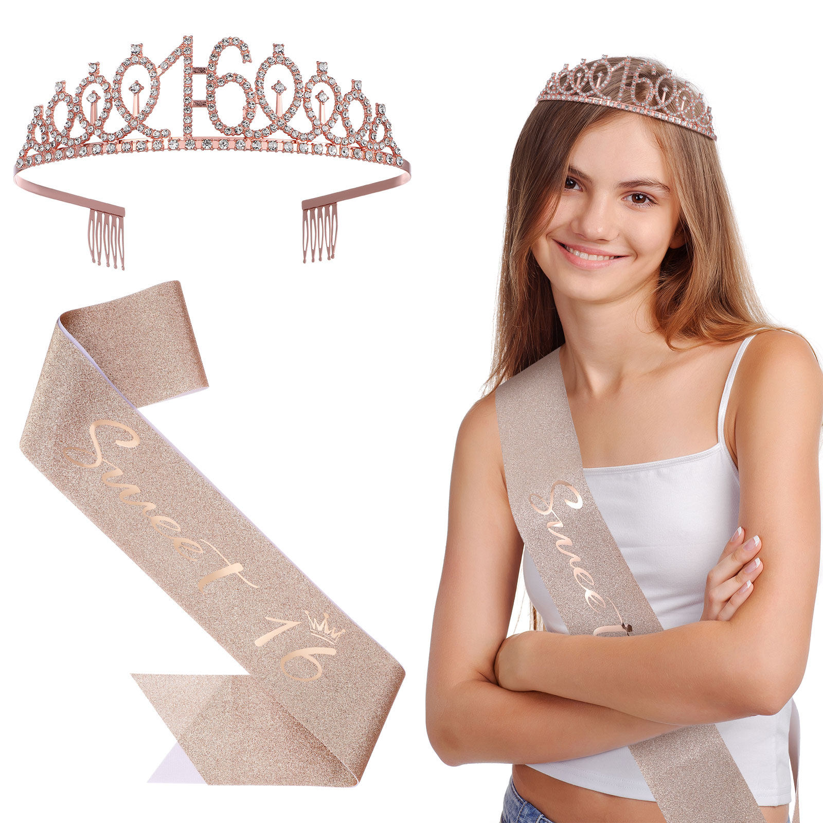 Набор из 1 предмета: блестящая – обзор и цена Birthday Sash Glitter